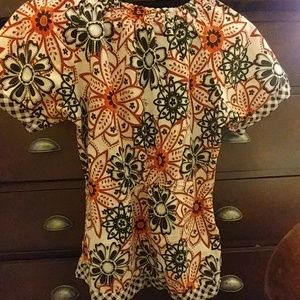 Koi scrub top size small. Cute!
